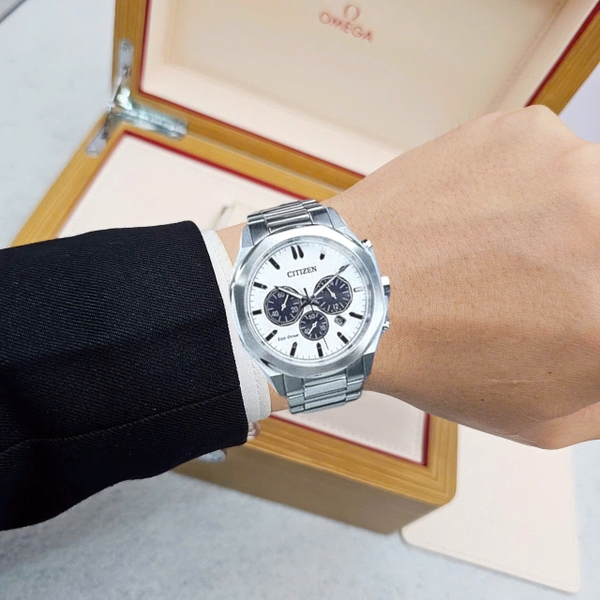 Đồng Hồ Nam Citizen Quartz Eco-drive Chronograph CA4590-81A