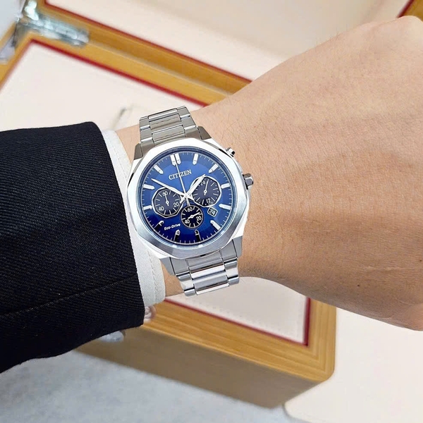 Đồng Hồ Nam Citizen Quartz Eco-drive Chronograph CA4590-81L