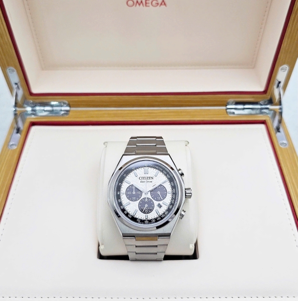 Citizen Quartz Eco-Drive Super Titanium Chronograph CA4610-85A