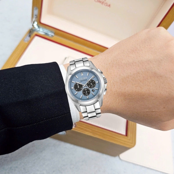 Đồng Hồ Nam Citizen Quartz Eco-Drive Sport Chronograph CA4680-55L