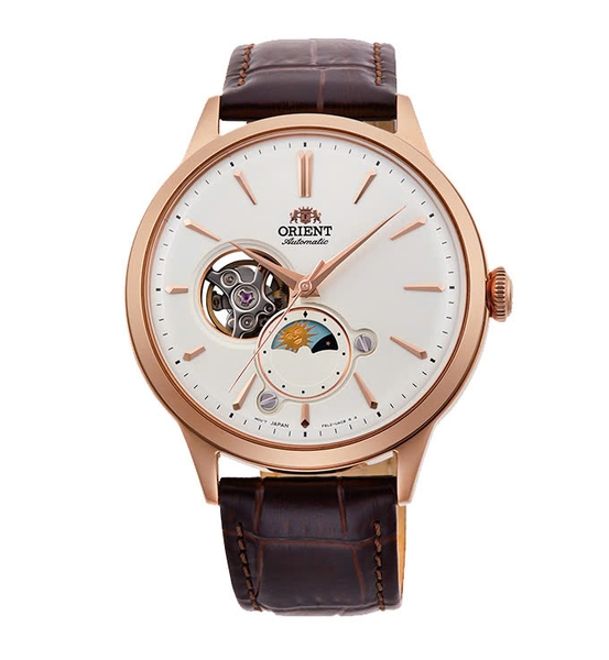 Đồng Hồ Nam Orient Automatic Sun And Moon Gen 6 Open Heart  RA-AS0102S10B ( RA-AS0102S30B ) ( RA-AS0102S )