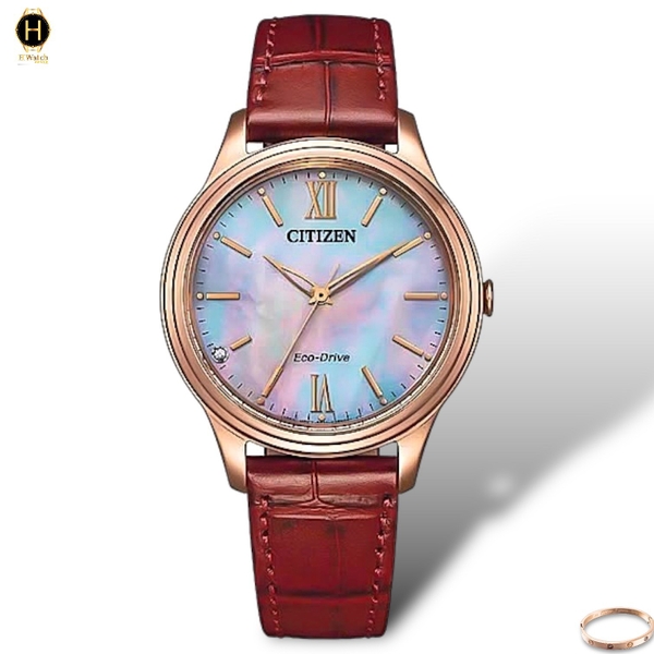 Đồng Hồ Nữ Citizen Quartz Eco-Drive EM0419-11D