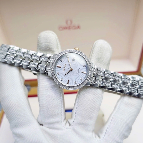 Citizen Quartz Eco-Drive Silhouette Crystal EW2340-58A