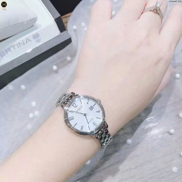Đồng Hồ Nữ Citizen Quartz Eco-Drive Chandler EW2440-53A