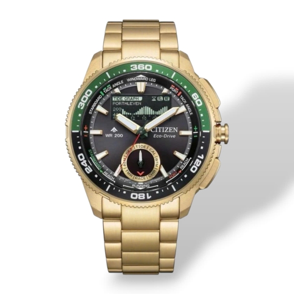 Đồng Hồ Nam Citizen Quartz Eco-Drive Promaster Marine Wave Tracker JV3002-51E