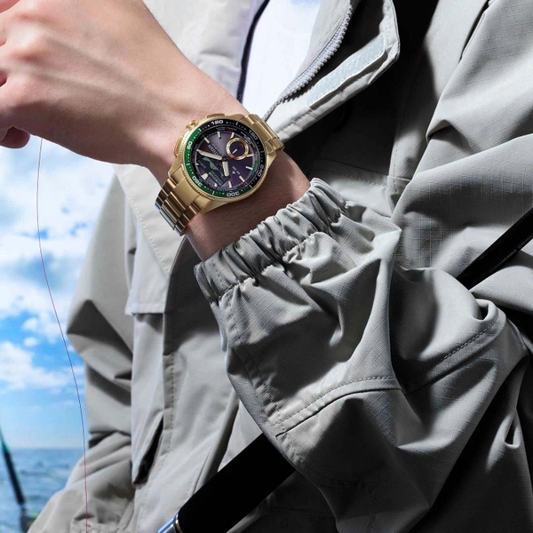Đồng Hồ Nam Citizen Quartz Eco-Drive Promaster Marine Wave Tracker JV3002-51E