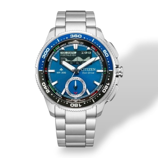 Đồng Hồ Nam Citizen Quartz Eco-Drive Promaster Marine Wave Tracker JV3006-50L