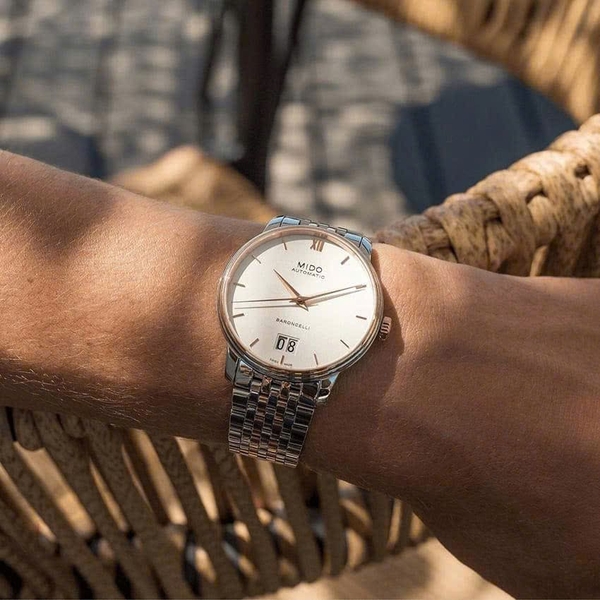 Đồng Hồ Nam Mido Automatic Baroncelli Big Date M027.426.22.018.00 (M0274262201800 )