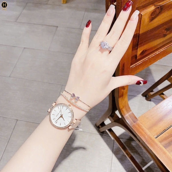 Đồng Hồ Nữ Michael Kors Quartz Annabeth Pink MK7171