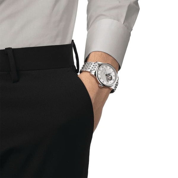 Đồng Hồ Nam Tissot Automatic Le Locle Powermatic 80 Open Heart  T006.407.11.033.02 ( T0064071103302 )