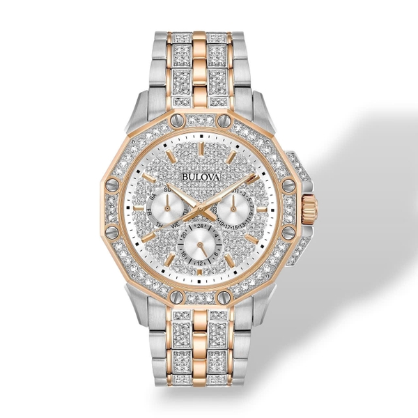 Đồng Hồ Nam Bulova Quartz Crystal 98C133