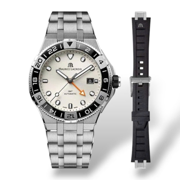 Đồng Hồ Nam Maurice Lacroix Automatic Aikon Venturer Gmt AI6158-SS00F-131-A ( AI6158SS00F131A )