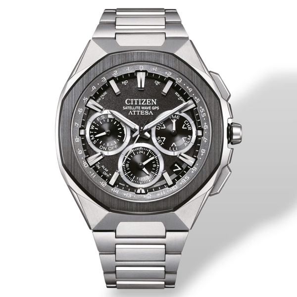 Đồng Hồ Nam Citizen Quartz Eco-Drive Satellite Wave GPS Attesa CC4104-53E