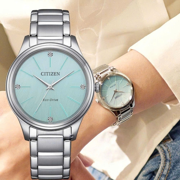 Đồng Hồ Nữ Citizen Quartz Eco-Drive EM1220-58Y