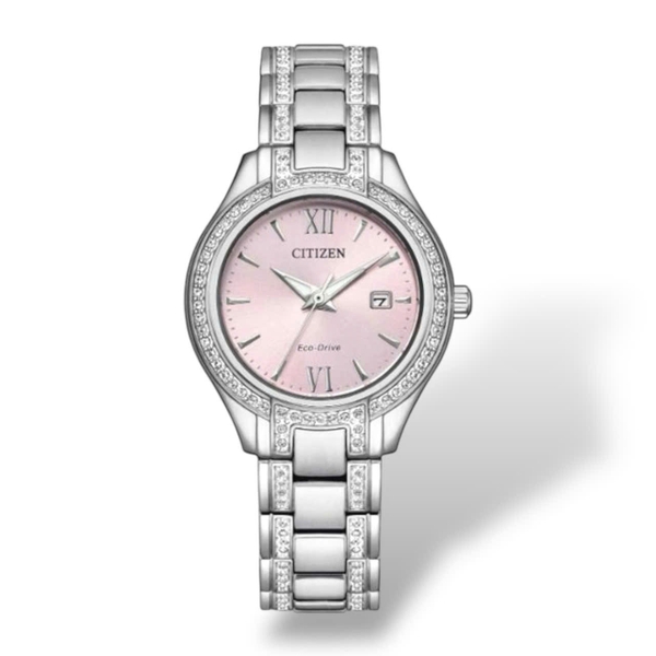 Đồng Hồ Nữ Citizen Quartz Eco-Drive Silhouette Crystal FE1230-51X