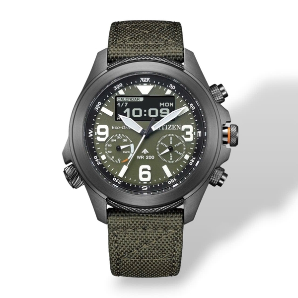 Đồng Hồ Nam Citizen Quartz Eco-drive Promaster JV1005-02W
