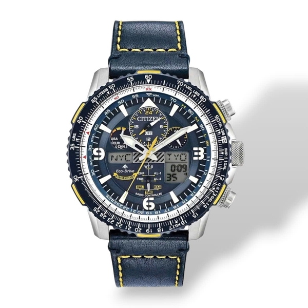 Đồng Hồ Nam Citizen Quartz Eco-Drive Promaster Radio Controlled Blue JY8078-01L