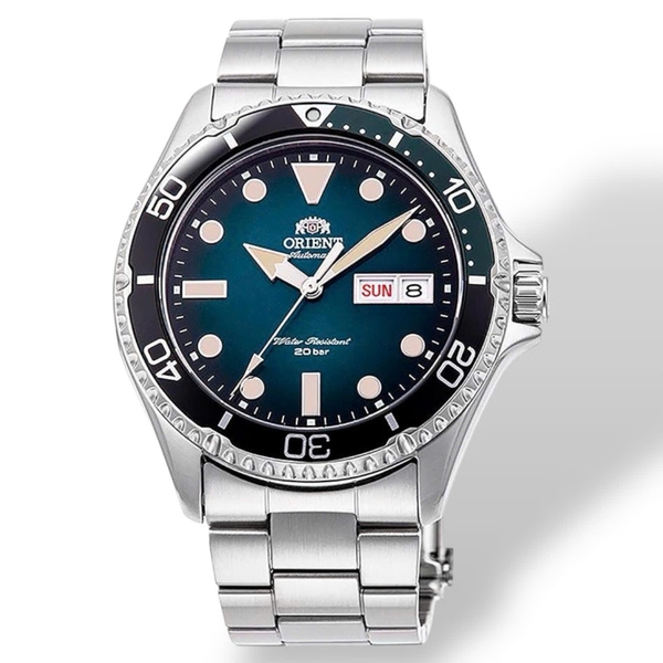 Đồng Hồ Nam Orient Automatic Mako 4 Kamasu Green RN-AA0811E ( RA-AA0811E19B )