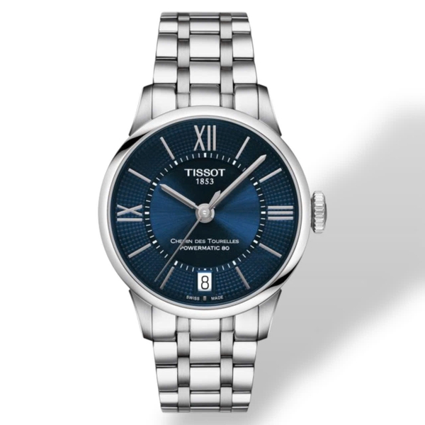 Đồng Hồ Nữ Tissot Automatic Chemin Des Tourelles Powermatic 80  T099.207.11.048.00 (T0992071104800 )