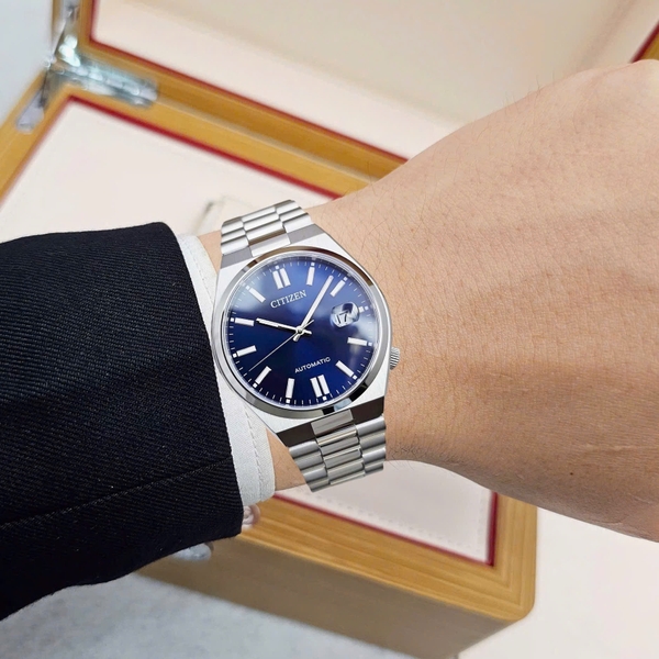 Đồng Hồ Nam Citizen Automatic Tsuyosa Mechanical Blue NJ0150-81L ( NJ0150 )