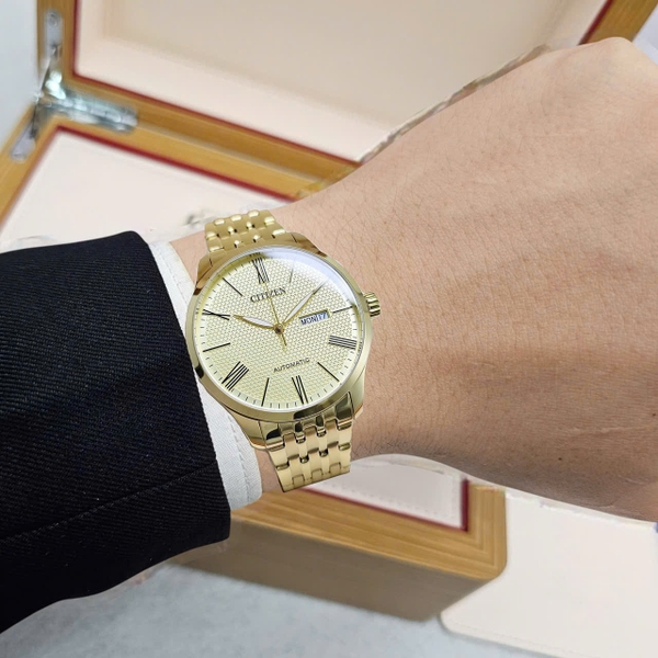 Đồng Hồ Nam Citizen Automatic Gold NH8352-53P