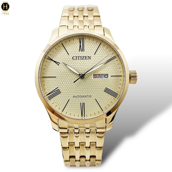 Đồng Hồ Nam Citizen Automatic Gold NH8352-53P