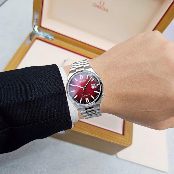 Đồng Hồ Nam Citizen Automatic Tsuyosa Mechanical Red NJ0150-56W ( NJ0150 )