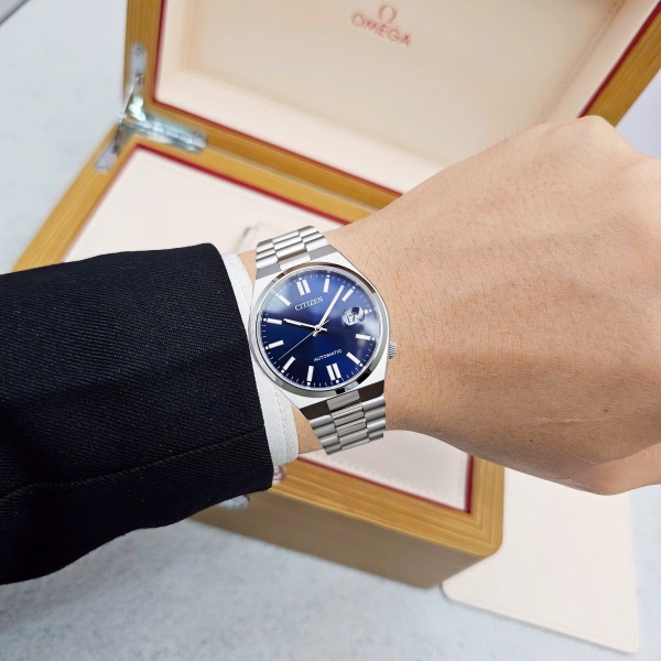 Đồng Hồ Nam Citizen Automatic Tsuyosa Mechanical Blue NJ0150-81L ( NJ0150 )