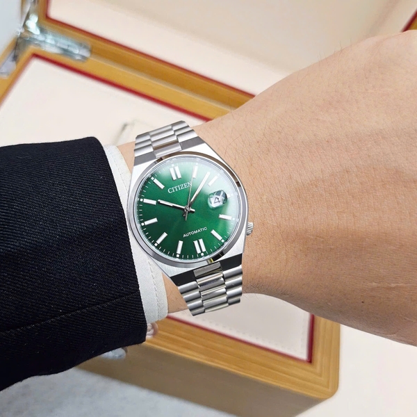 Đồng Hồ Nam Citizen Automatic Tsuyosa Mechanical Green NJ0150-81X ( NJ0150 )