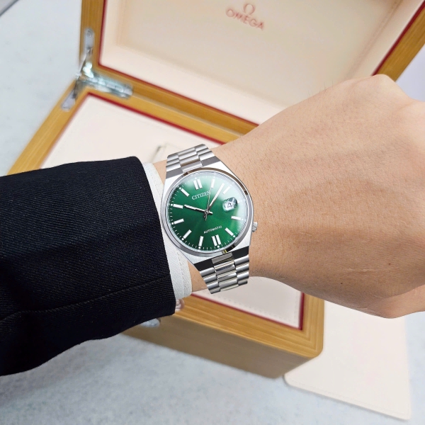 Đồng Hồ Nam Citizen Automatic Tsuyosa Mechanical Green NJ0150-81X ( NJ0150 )