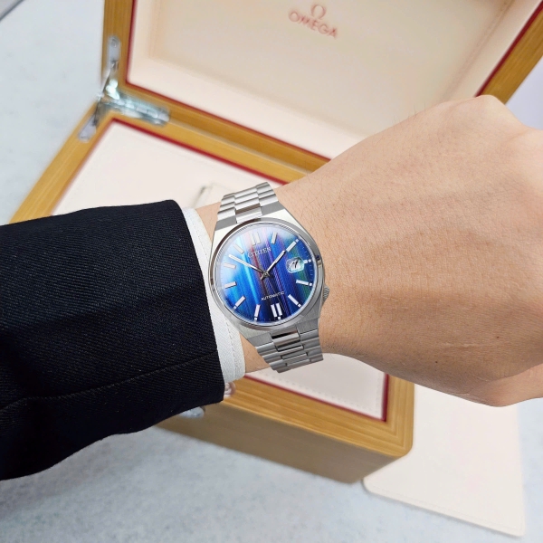 Đồng Hồ Nam Citizen Automatic Tsuyosa Mechanical Blue Multiple NJ0151-53W ( NJ0151 )