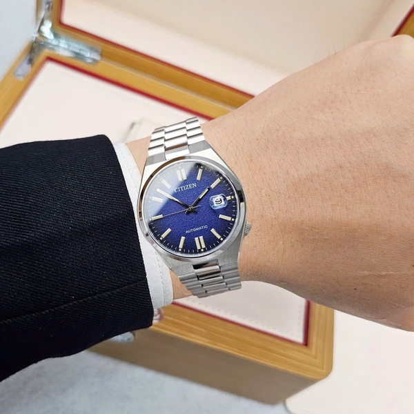 Đồng Hồ Nam Citizen Automatic Tsuyosa Mechanical BLue NJ0151-88L  