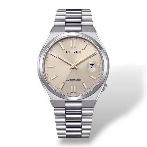 Đồng Hồ Nam Citizen Automatic Tsuyosa Mechanical Beige NJ0151-88W