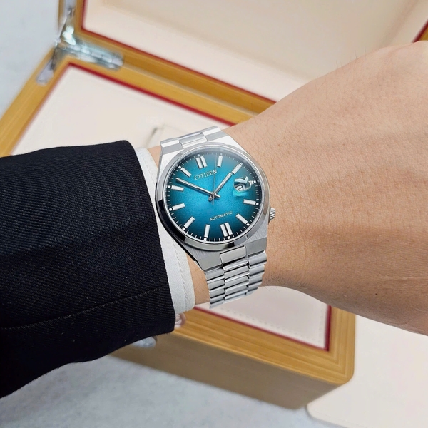 Đồng Hồ Nam Citizen Automatic Tsuyosa Mechanical Blue NJ0151-88X ( NJ0151 )