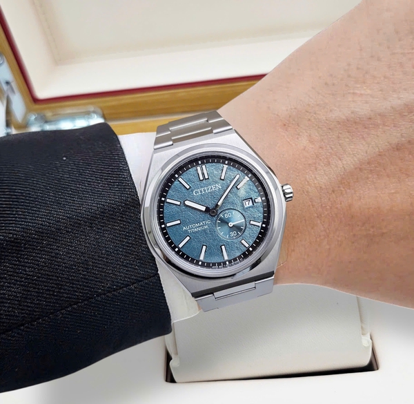 Đồng Hồ Nam Citizen Automatic Zenshin Mechanical Super Titanium NJ0180-80X