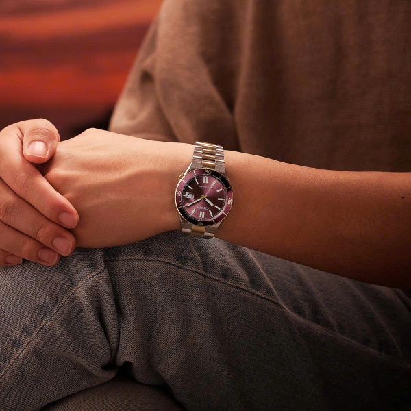 Đồng Hồ Nam Citizen Automatic Tsuyosa Shore Mechanical red NJ0234-58X