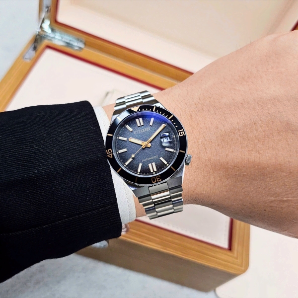Đồng Hồ Nam Citizen Automatic Tsuyosa Shore Time Slip Limited Edition NJ0238-57E