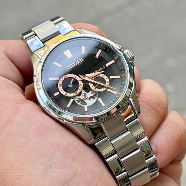 Đồng Hồ Nam Citizen Automatic Open Heart NP1014-51E 