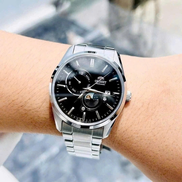 Đồng Hồ Nam Orient Automatic Sun And Moon Gen 5 Black RA-AK0307B30B ( RN-AR0302B )