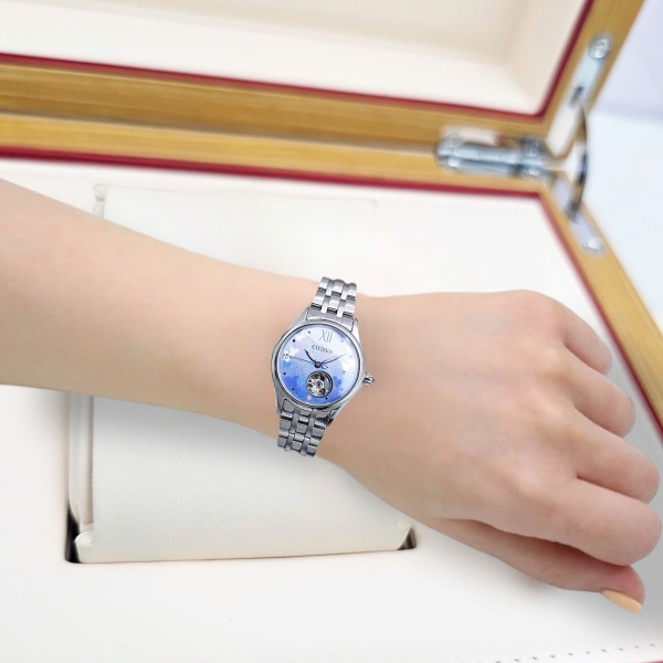 Đồng Hồ Nữ Citizen Automatic Luna Mechanical PR1040-88N