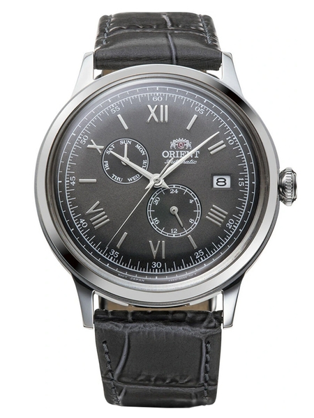 Đồng Hồ Nam Orient Automatic RA-AK0704N10B Dây Da Vỏ Trắng Mặt Xám Bambino Gen 8