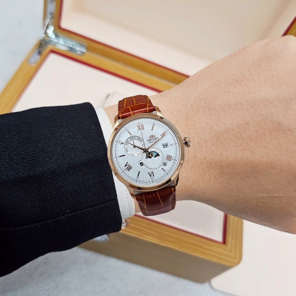 Đồng Hồ Nam Orient Automatic Bambino RA-AK0801S30B