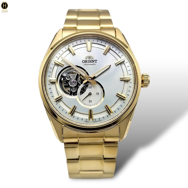 Đồng Hồ Nam Orient Automatic Semi Skeleto Open Heart Small Second Gold RA-AR0007S10B ( RA-AR0007S ) ( RA-AR0007S30B ) ( RN-AR0007S )