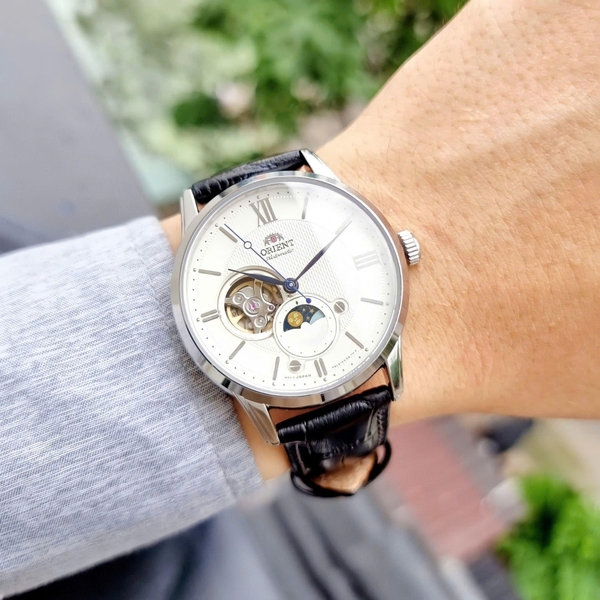 Đồng Hồ Nam Orient Automatic Sun And Moon RA-AS0011S10B ( RA-AS0011S30B ) ( RA-AS0011S00C ) ( RN-AS0003S )