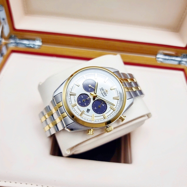 Orient Quartz Solar Contemporary Chronograph RA-TX0302S10B