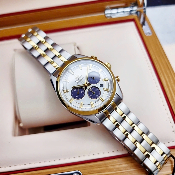 Orient Quartz Solar Contemporary Chronograph RA-TX0302S10B