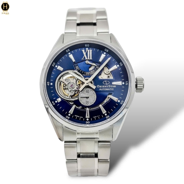 Đồng Hồ Nam Orient Star Automatic Semi Skeleton Joker Blue RE-AV0003L00B ( RE-AV0003L) ( RE-AV0003L00Z )