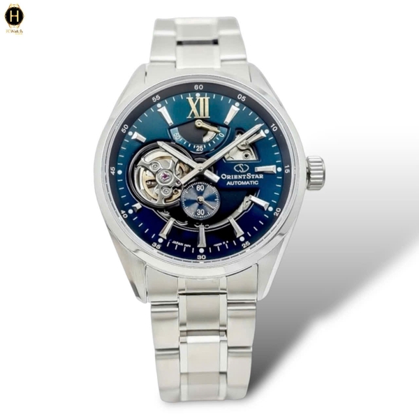 Đồng Hồ Nam Orient Star Automatic RE-AV0114E00B ( RE-AV0114E ) RK-AV0114E00B ( RK-AV0114E ) ( RN-AV0114E ) ( RN-AV0114E00B ) Dây Thép Xanh Lục Bảo