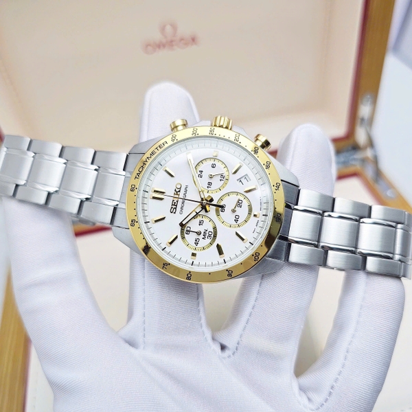 Seiko Quartz Chronograph Tachymeter Spirit SBTR024 