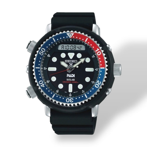 Đồng Hồ Nam Seiko Quartz Solar Prospex Arnie Re-Issue PADI Edition SNJ027P1